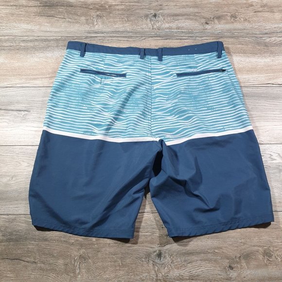 Micros Mens 38" Waist Swim Trunks Board Shorts Beach Surf Vacation Pool - Picture 7 of 8